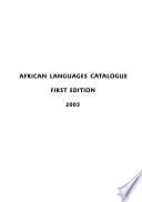 African Languages Catalogue