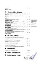 Afrique contemporaine