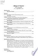 Afrique & histoire