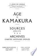 Age de Kamakura: Archives, chartes japonaises (Monjo)