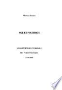 Age et politique
