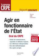 Agir en fonctionnaire de l'état