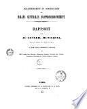 Agrandissement et Construction des Halles Centrales d'approvisionnement