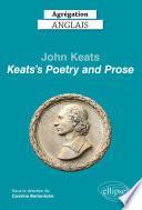 Agrégation anglais 2022. John Keats. Keats's Poetry and Prose