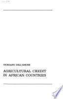 Agricultural Credit in African Countries