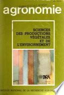 Agronomie