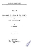 Ahn's Second French Reader with Notes and Vocabulary