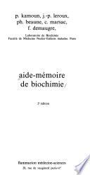Aide-mémoire de biochimie