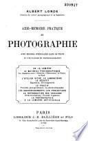 Aide-mémoire pratique de photographie