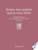 Aimez-moi autant que je vous aime