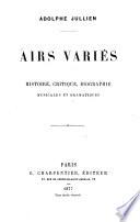 Airs variés