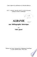Albanie, une bibliographie historique