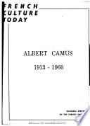 Albert Camus, 1913-1960