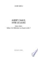 Albert Camus, entre les lignes
