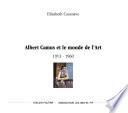 Albert Camus et le monde de l'art