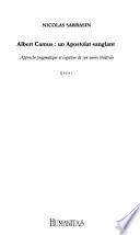 Livre Albert Camus