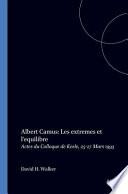 Albert Camus, les extrêmes et l'équilibre