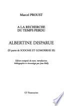 Albertine disparue