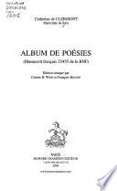 Album de poésies