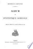 Album de statistique agricole