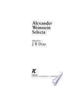 Alexander Weinstein Selecta