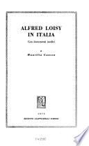 Alfred Loisy in Italia
