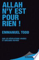 Allah n'y est pour rien !