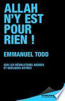 Allah n'y est pour rien !