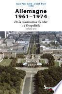Allemagne 1961-1974