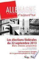 Allemagne d'aujourd'hui, n°206/octobre - décembre 2013