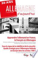 Allemagne d'aujourd'hui, n°215/janvier - mars 2016
