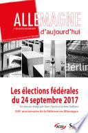 Allemagne d'aujourd'hui, n°222/octobre - décembre 2017