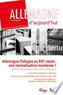 Allemagne d'aujourd'hui, n° 228/avril-juin 2019