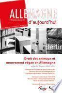 Allemagne d'aujourd'hui, n° 230/octobre-décembre 2019