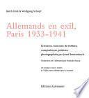 Allemands en exil, Paris 1933-1941