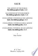 Allgemeines Künstlerlexikon Bio-bibliographischer Index A-Z