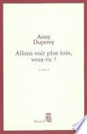 Allons voir plus loin, veux-tu ?