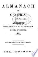 Almanac (Almanach) de Gotha