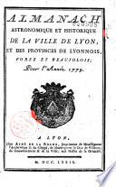 Almanach civil, politique et littéraire de Lyon et du département de Rhône