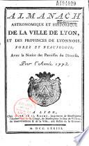 Almanach civil, politique et littéraire de Lyon et du département de Rhône