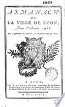 Almanach civil, politique et littéraire de Lyon et du département de Rhône
