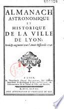Almanach civil, politique et littéraire de Lyon et du département de Rhône
