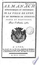 Almanach civil, politique et littéraire de Lyon et du département de Rhône