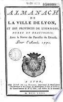 Almanach civil, politique et littéraire de Lyon et du département de Rhône