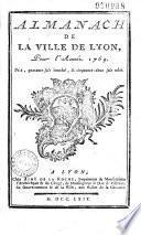 Almanach civil, politique et littéraire de Lyon et du département de Rhône