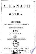 Almanach De Gotha Pour L' Année ...