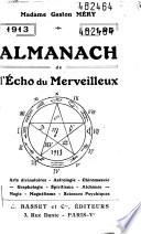 Almanach de l'Echo du merveilleux