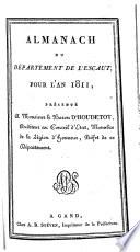 Almanach de la province de la Flandre Orientale. 1810 à 1812, 1814 à 1823 (1813 manque).