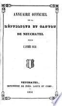 Almanach de Neuchatel en Suisse