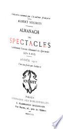 Almanach des spectacles